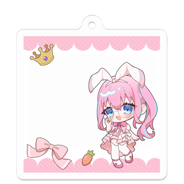 アクリルキーホルダー - 50 x 50 (mm)