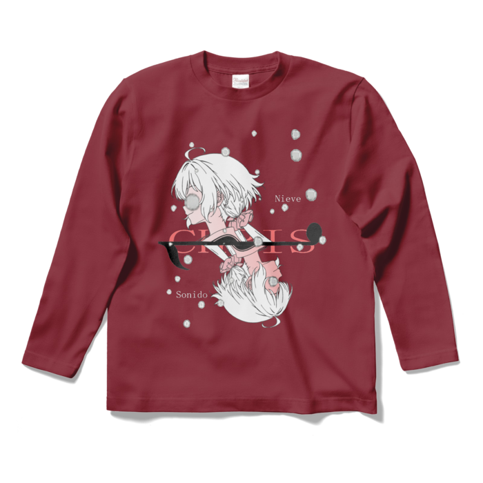 ロングスリーブTシャツ - S - バーガンディ