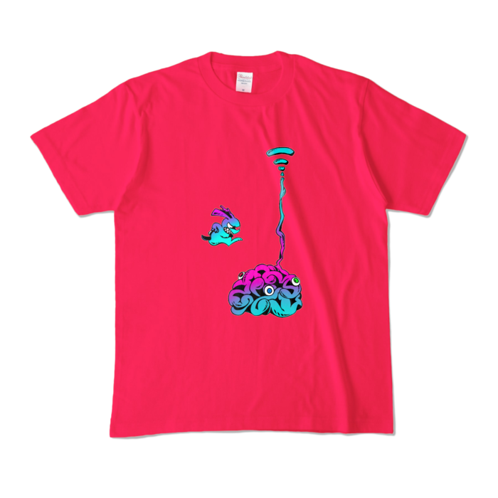 カラーTシャツ - M - ホットピンク (濃色)(3)