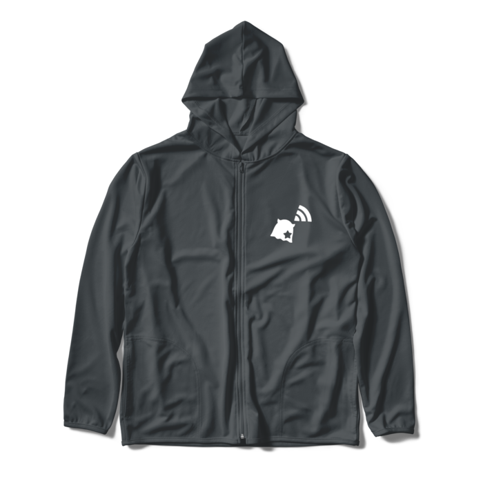 ジップパーカー - XL - ダークグレー