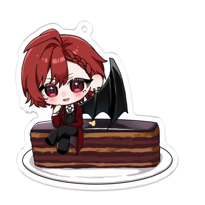 アクリルキーホルダー（コーティング） - 70 x 70 (mm)