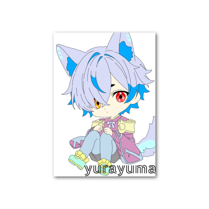 フォト風カード - 縦 - 片面