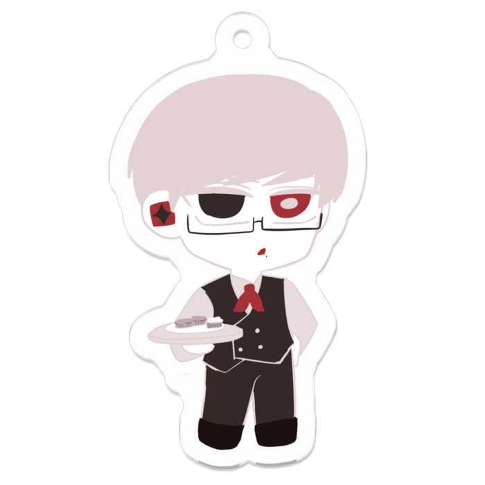 アクリルキーホルダー - 50 x 50 (mm)