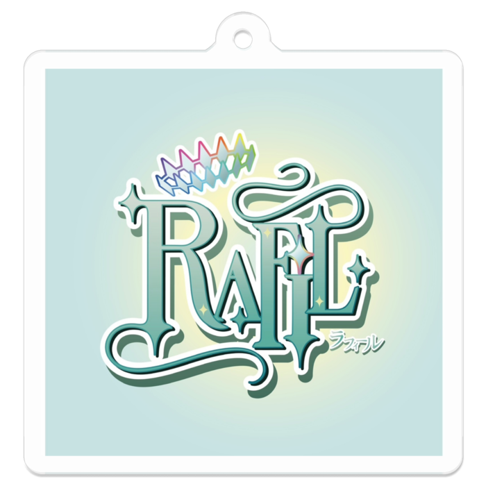 アクリルキーホルダー（コーティング） - 50 x 50 (mm)