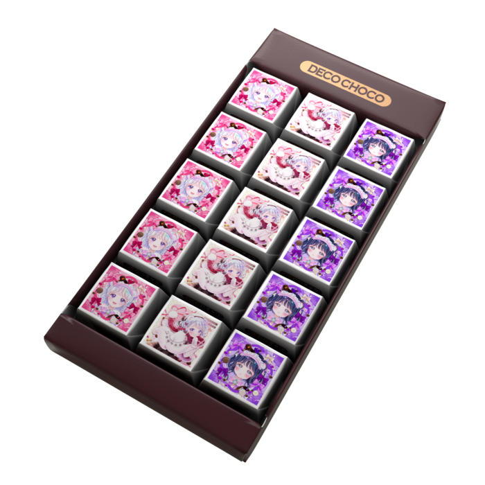 DECOチョコ - 列ごとにデザイン