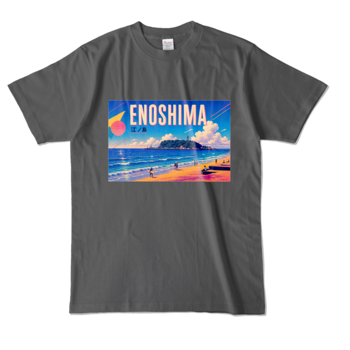カラーTシャツ - L - チャコール (濃色)