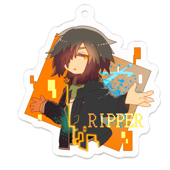 アクリルキーホルダー - 50 x 50 (mm)