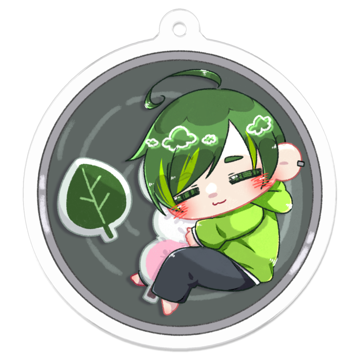 アクリルキーホルダー（コーティング） - 50 x 50 (mm)