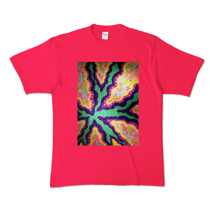 カラーTシャツ - XL - ホットピンク (濃色)