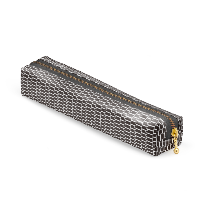 ペンケース - 20 x 4 x 4cm - ブラック