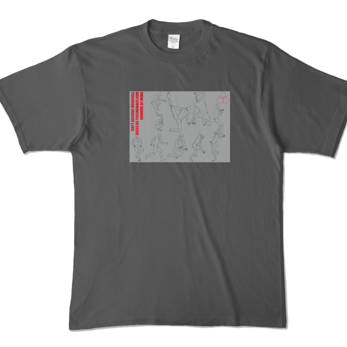 カラーTシャツ - XL - チャコール (濃色)