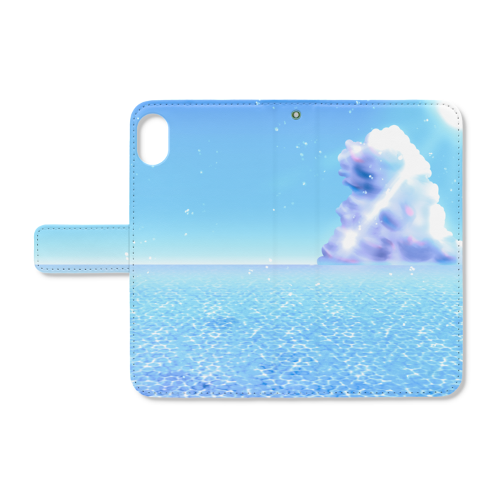 手帳型iPhoneケース - iPhone XR - ストラップ穴 あり