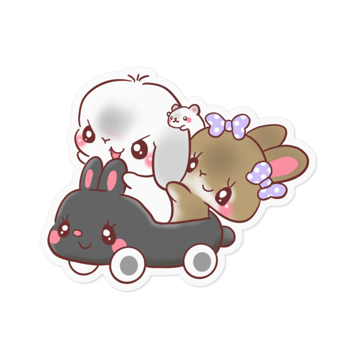 ステッカー - 100 x 100 (mm)