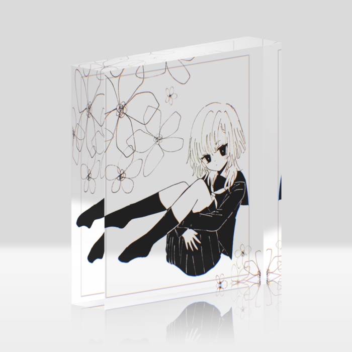 アクリルブロック - 100x100mm