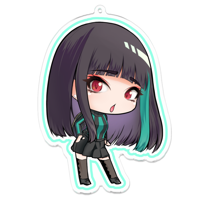 アクリルキーホルダー - 100 x 100 (mm)