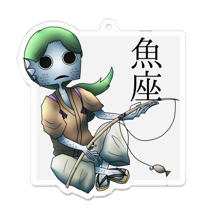 アクリルキーホルダー - 70 x 70 (mm)