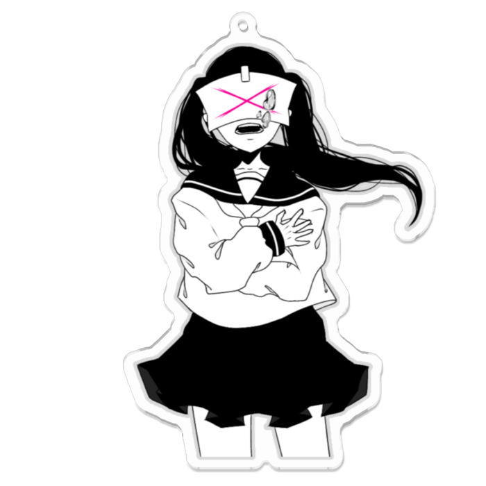 アクリルキーホルダー（コーティング） - 100 x 100 (mm)