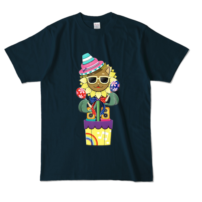 カラーTシャツ - L - ネイビー （濃色）