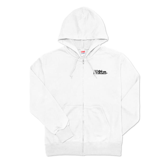 ジップパーカー - M - ホワイト