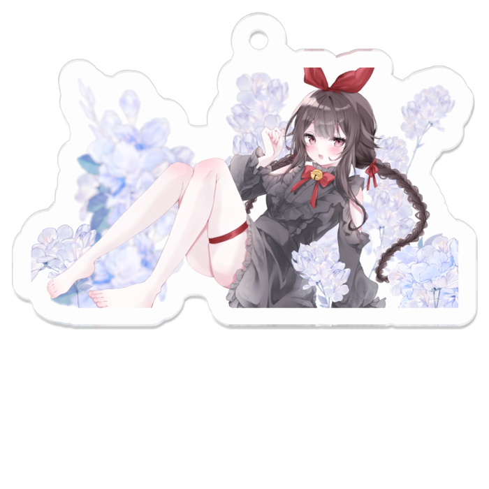  50 x 50 (mm)鈴付きリボン