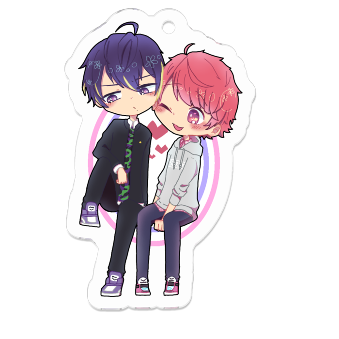 アクリルキーホルダー - 50 x 50 (mm)