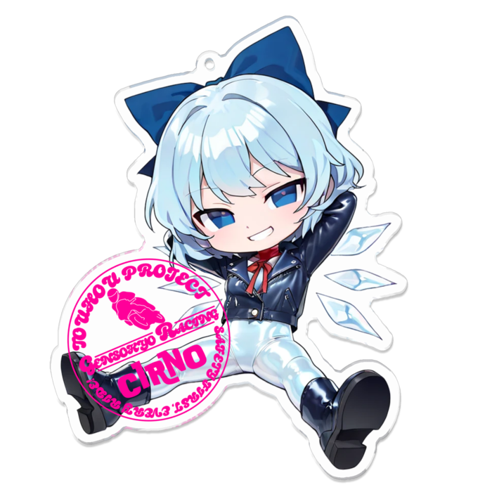 アクリルキーホルダー - 100 x 100 (mm)