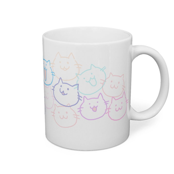 マグカップ - 直径8cm / 高さ9.5cm