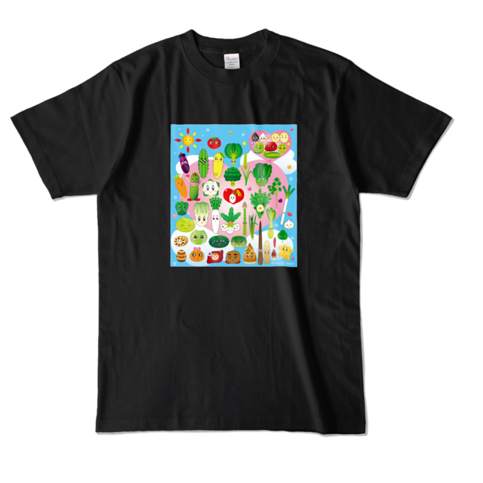 カラーTシャツ - L - ブラック (濃色)