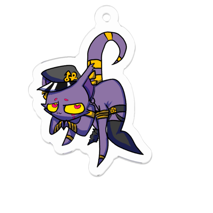 アクリルキーホルダー - 50 x 50 (mm)