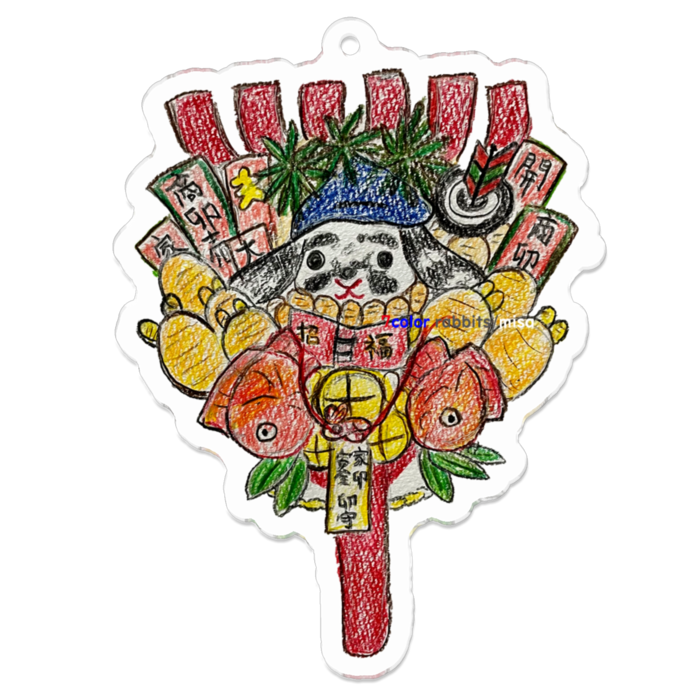 アクリルキーホルダー - 70 x 70 (mm)