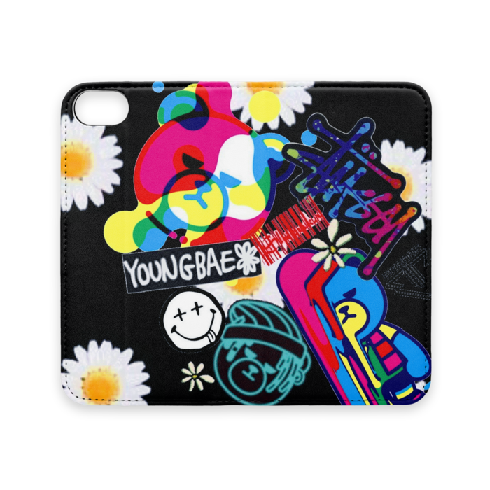 手帳型iPhoneケース（ベルトなし） - iPhone 8 / 7 - ストラップ穴 なし