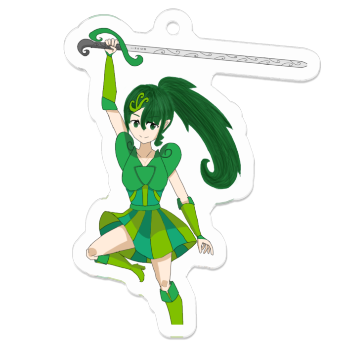 アクリルキーホルダー - 50 x 50 (mm)