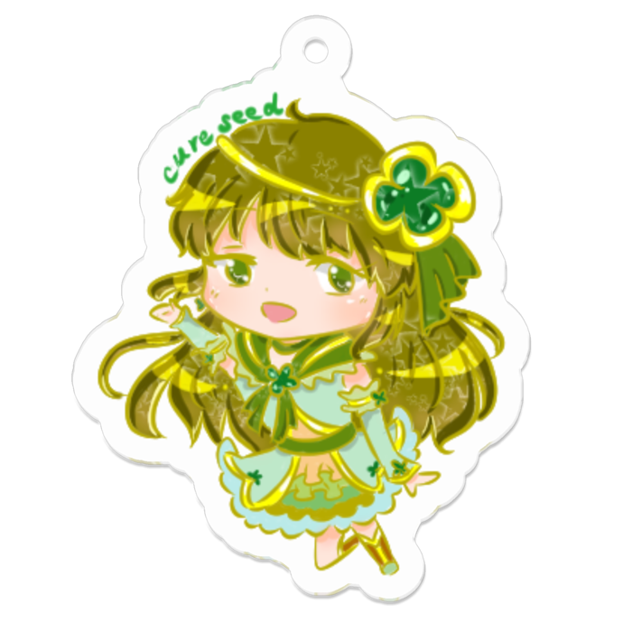アクリルキーホルダー - 50 x 50 (mm)