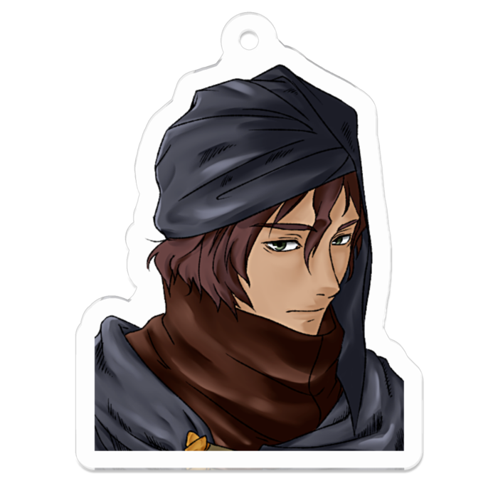 アクリルキーホルダー - 50 x 50 (mm)