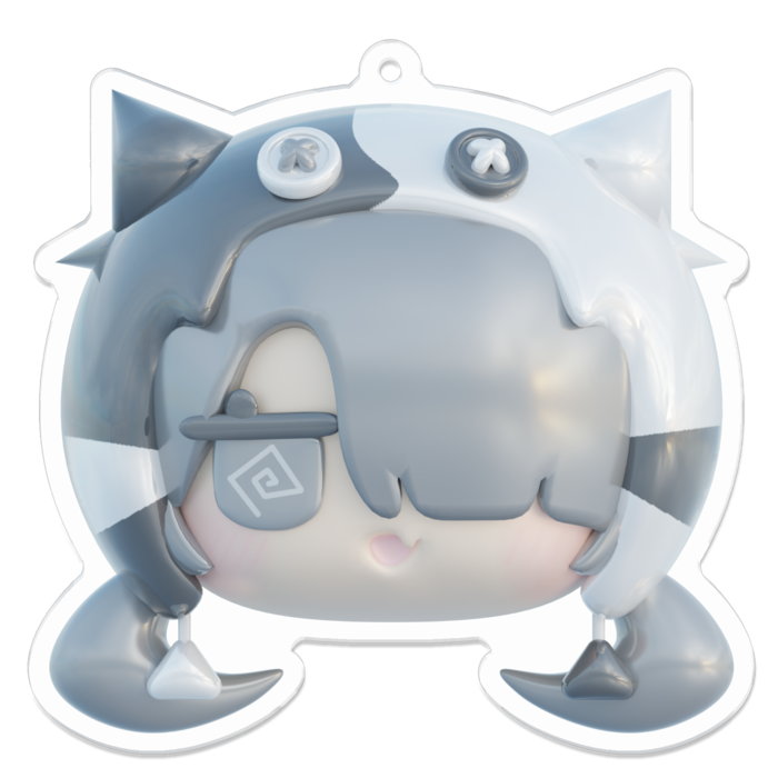 アクリルキーホルダー - 70 x 70 (mm)