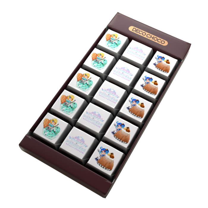 DECOチョコ - 列ごとにデザイン