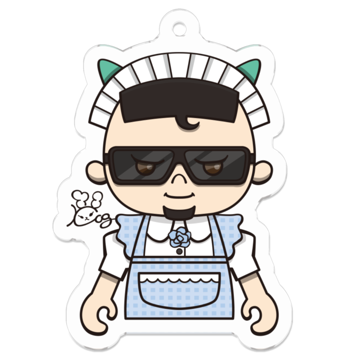 アクリルキーホルダー - 50 x 50 (mm)