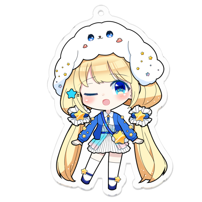 アクリルキーホルダー - 70 x 70 (mm)