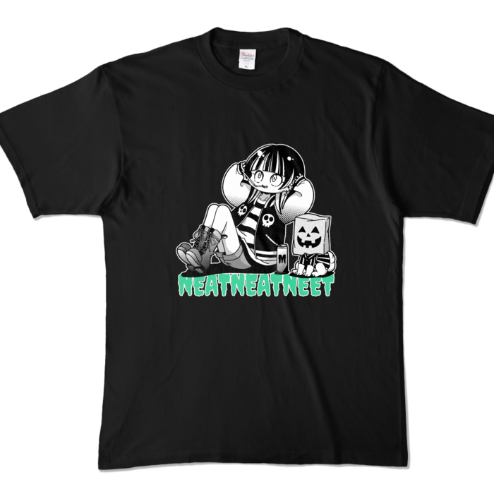 カラーTシャツ - XL - ブラック (濃色)