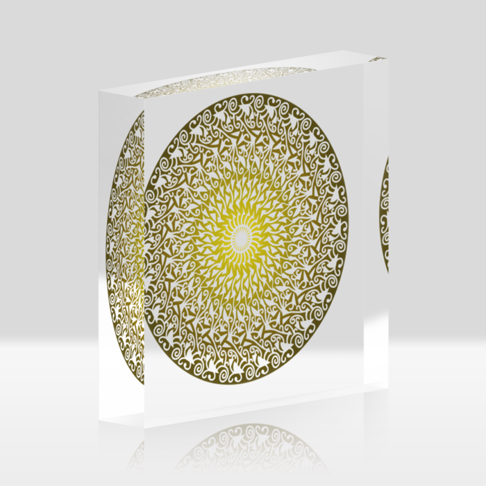 アクリルブロック - 100x100mm(1)