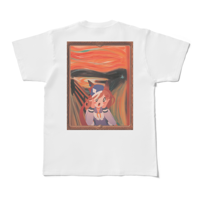 ムンの叫びTシャツ Mサイズ