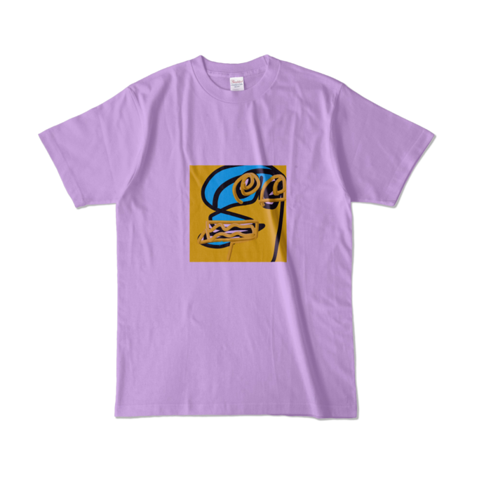 カラーTシャツ - L - ライトパープル (淡色)