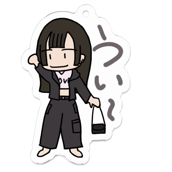 アクリルキーホルダー - 50 x 50 (mm)