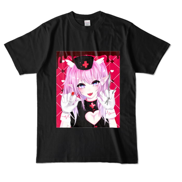 カラーTシャツ - L - ブラック (濃色)