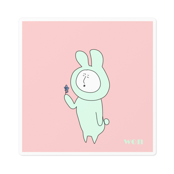 ステッカー - 100 x 100 (mm)