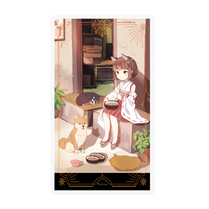 ステッカー - 100 x 100 (mm)
