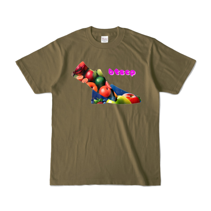 カラーTシャツ - S - オリーブ (濃色)
