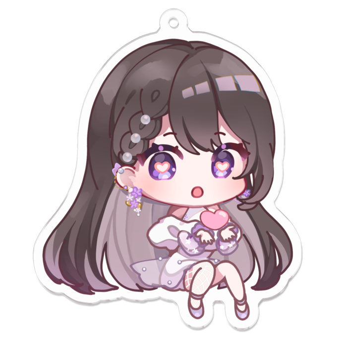 アクリルキーホルダー - 70 x 70 (mm)