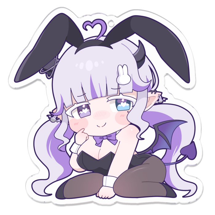 アクリルキーホルダー - 70 x 70 (mm)【バニー衣装】