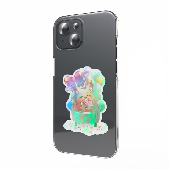 ホログラムスマホステッカー - 縦